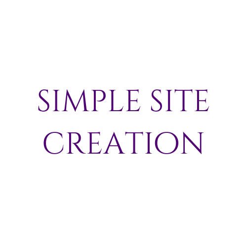 Simple Site Creation